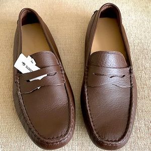 Lacoste brown slip on shoe size 9.5